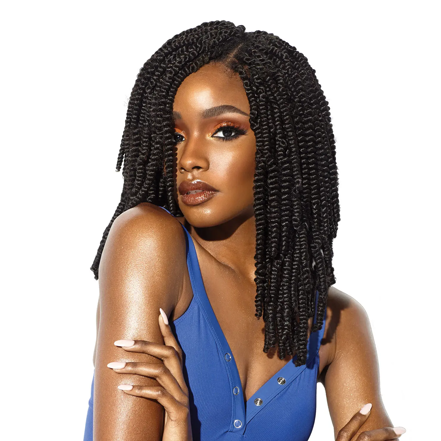 Sensationnel Ruwa Braids Spring Twist 8", Synthetic Braids, Braids Hairstyles