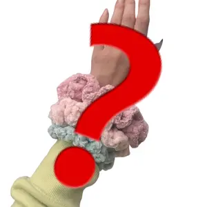 Mystery Scrunchie Pack (Set of 5) – Handmade Prototype Bundle Hair Ties Assorted Glossy Pleated Scrunchies