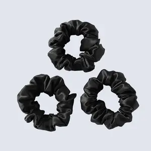 ZIMASILK 100% Mulberry Silk Hair Scrunchies, Best For Women And Girls’ Hair 19 Momme Elastic Hair Bands for Ponytail Holder Gentle And No hurt