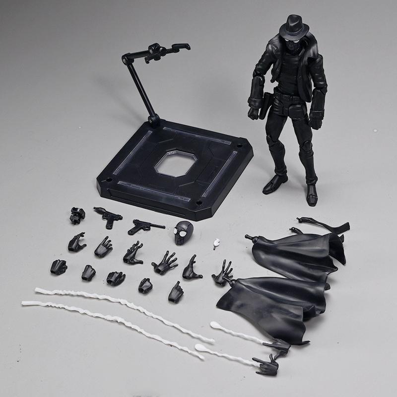 Shadow Spider-Man Action Figure, Articulated Figures, Collectible Toy Model, High-Quality Design, Perfect Gift for Fans & Collectors, Durable Material