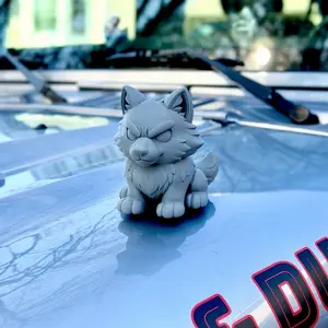 Big Magnetic Wolf- The Exterior Wolf, High Quality Magnet