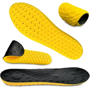 Upgraded Cloud Insoles for Men and Women, Best Replacement Shoe Inserts, Sports Shoe Insoles, Providing Great Shock Absorption and Cushioning for Feet Relief (Yellow, Men: US 8-11) Sagry