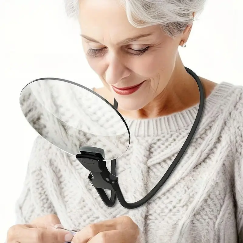 5x magnifying glass   black