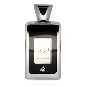 Lattafa Ejaazi Intensive Silver Eau de Parfum Spray 3.4 Ounce for Unisex - Non-Toxic, Suitable for Men & Women, Single Item, Floral Heart Fragrance