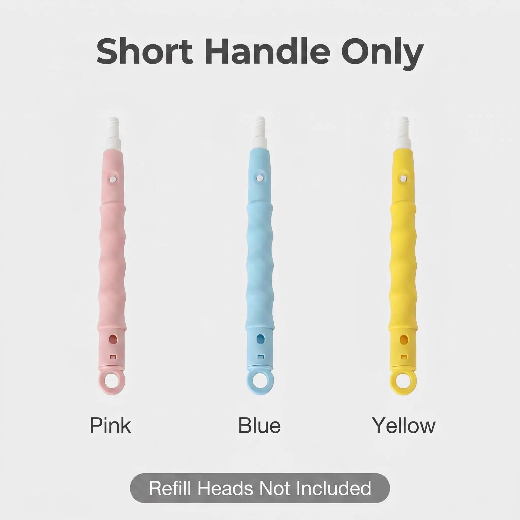 30-Pack Double-Sided 360° Duster Refill Heads with Optional Short or Long Handle, Disposable Fiber Dusting Refills for Household Cleaning
