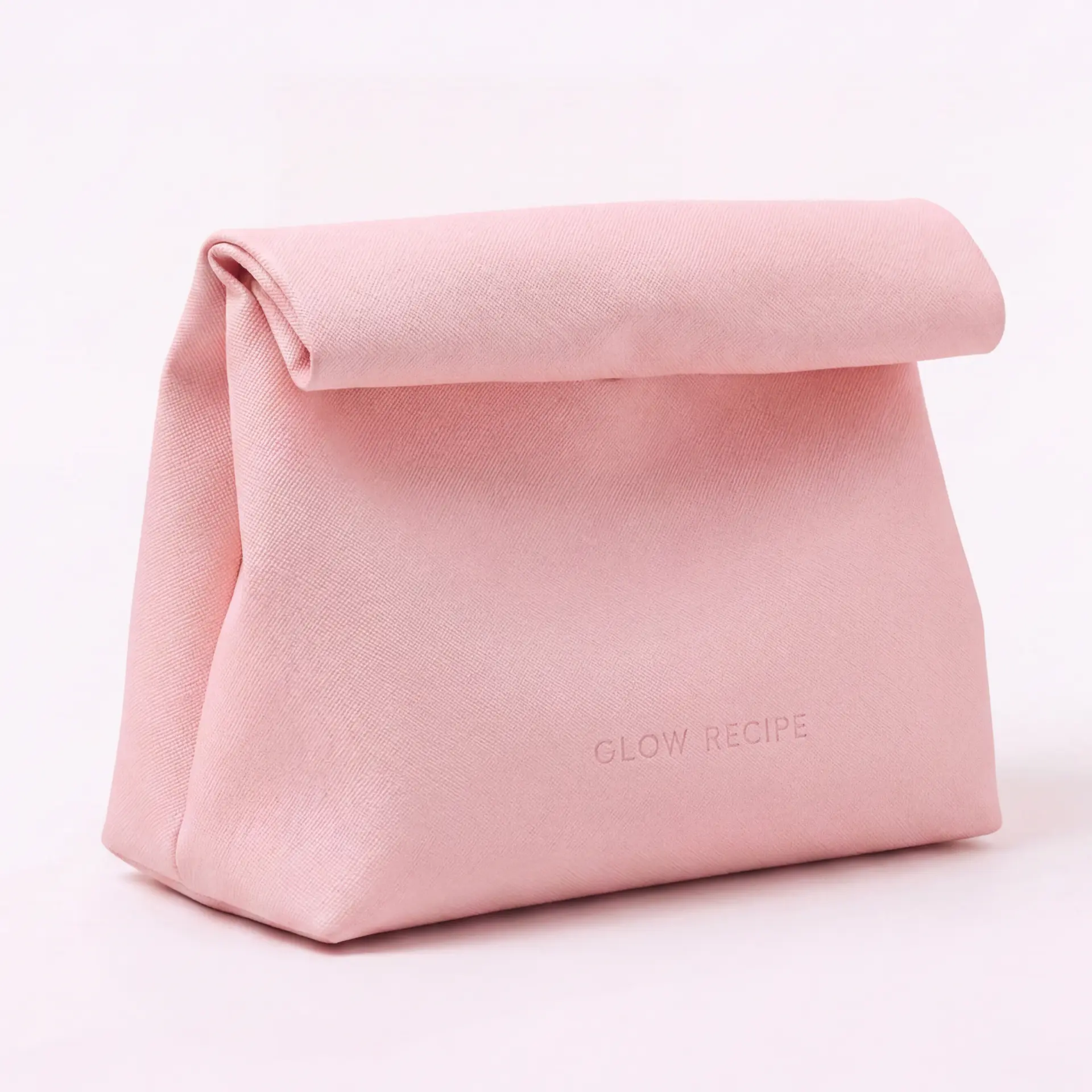 Glow Recipe The Roll Bag - Compact Beauty Bag, Multi-Functional Cosmetic Pouch, Portable Make Up Holder
