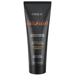 Onyx Magma Tingle Tanning Lotion with Triple Bronzer for Flawless Dark Tan | Tanning Bed Use | 8.5 fl oz