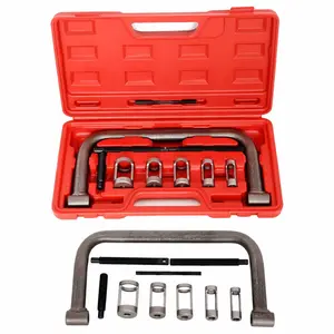 10Pcs 5-Size Valve Spring Compressor Pusher Tool Kit for Mechanics, Car & Motorcycle Dual Use, Heavy-Duty with 70mm/90mm Posts, Collet Adapters, Storage Case for Domestic Cars’ DIY Engine Maintenance, Fits Most Standard And Mid-Size Engine Valve Spring