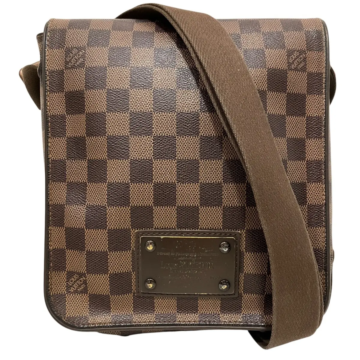 Pre-owned Louis Vuitton Canvas Shoulder Bags Brooklyn PM Damier shoulder bag