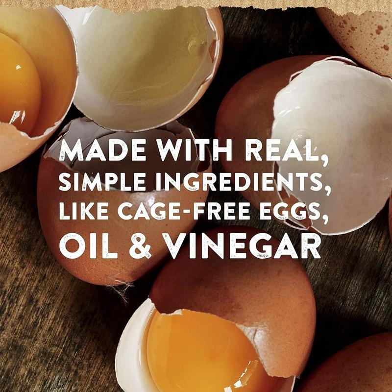 Hellmann's Real Mayonnaise Real Mayo For a Creamy Sandwich Spread or Condiment Gluten Free, Made With 100% Cage-Free Eggs 15 oz