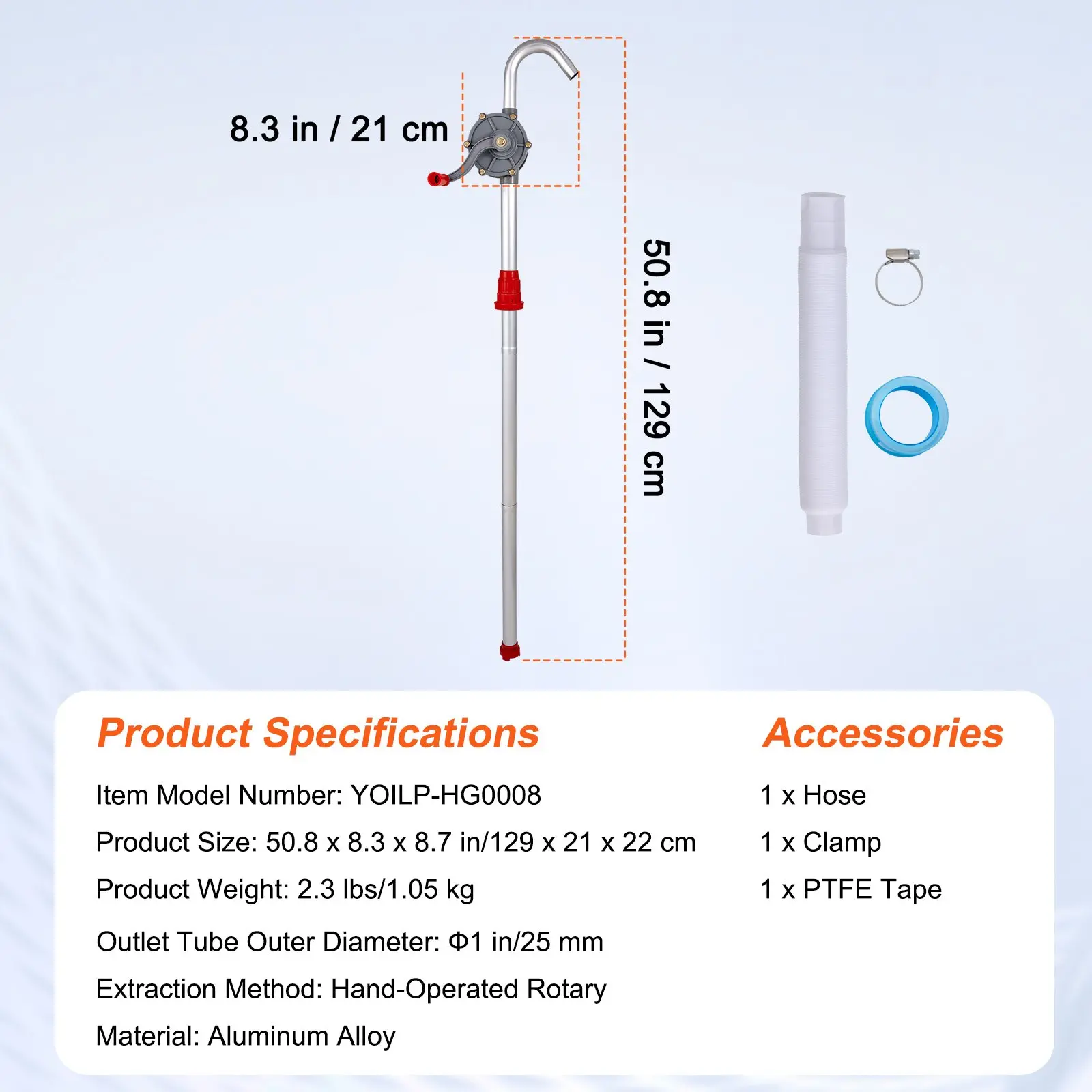 Hand Rotary - 6 GPM - Gray