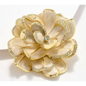 Joan Rivers Blooming Gardenia Flower Pin