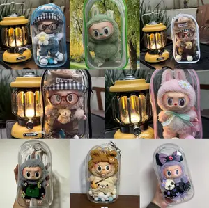 New Corduroy (Clothes Only) For Labubu Doll Clothing Set Hat 17cm Clothes Shoes Doll DIY Accessories Training Sitting Party Games Toys Gifts