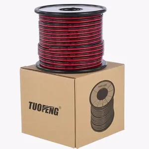 TUOFENG 20AWG Electrical Wire 100 ft Red Black Hookup Wire 12V/24V DC Cable LED Strips Extension Wire,20 Gauge Stranded Wire for Doorbell,LED Ribbon Lamp Tape Lighting