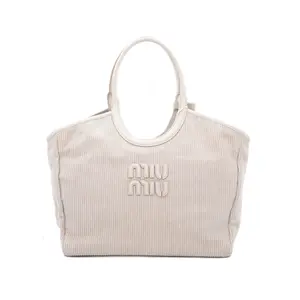 Pre-owned miumiu Corduroy Tote Bags IVY Tote Bag Small Talco JM MM244