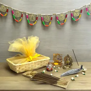 Cherish Gift of Tradition | Ganesha Gift Hamper for Ganesh Chaturthi, Diwali, Housewarmings & Baby Showers | Indian Festival Decor | Cultural & Sacred Celebration Gift