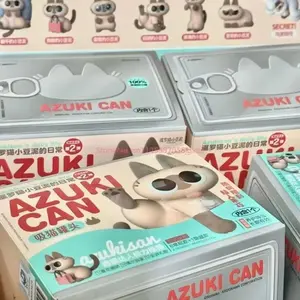 Genuine In Stock Azuki Can Azukisan Daily Life 2nd Series Blind Box Siamese Cat Surprise Desktop Ornaments Cute Birthday Gifts