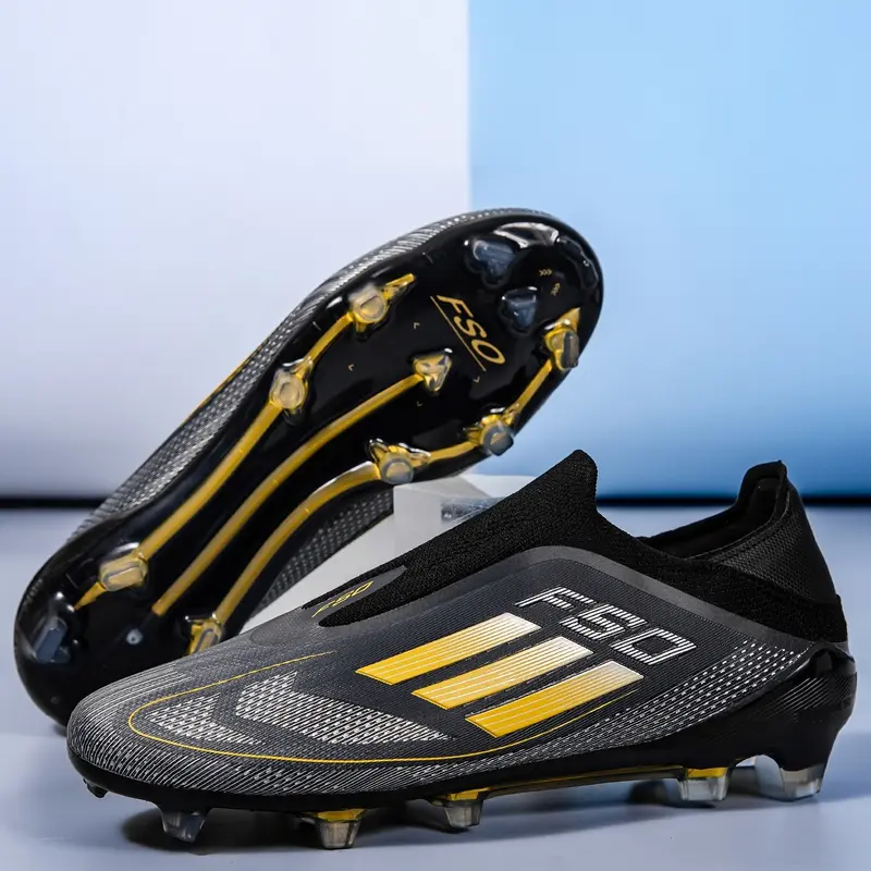 European Cup F50 Football Shoes for Men Women Teens Students, Sporty Training Sneakers, All Seasons, Textile Upper, Tpu Sole