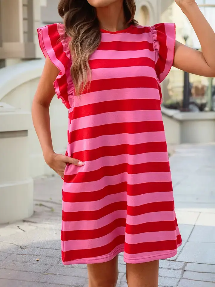 Sansa Striped Shift Dress Sansa Striped Shift Dress