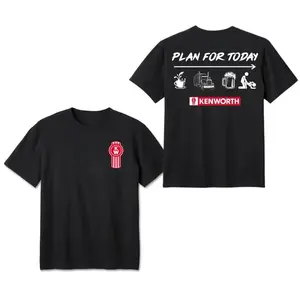 Kenworth T-Shirt, Plan for Today with Classic Kenworth Logo, Premium Cotton Fabric, Unisex Fit for Men and Women, Perfect Gift for Proud Truck Drivers