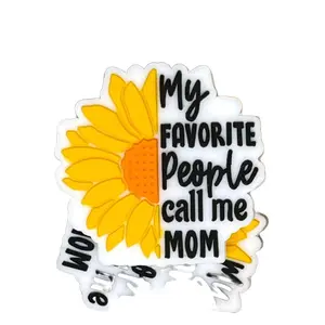 1pc Sunflower Mom Focal Bead | Flower Craft Colorful Beading | Mother's Gift Idea DIY