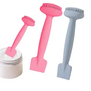 Bear Shaped Silicone Face Brush and Mask Applicator, Dual Head Design, No Battery Needed, Fragrance Free Skincare Tool for Women