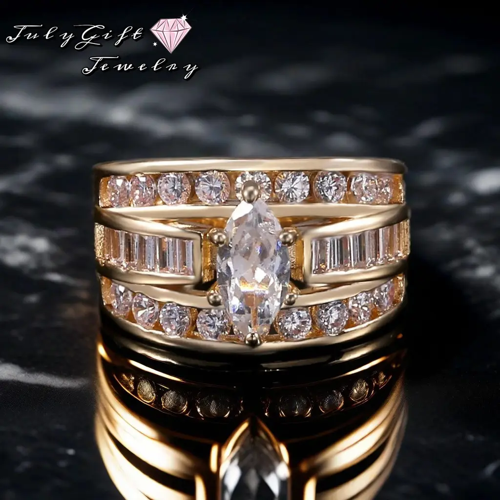Elegant Princess Ring Versatile Engagement, Promise, and Wedding Ring for Women & Girls, Includes Gift Box