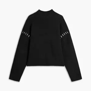 Shift The Focus Oversized Mock Neck Sweater