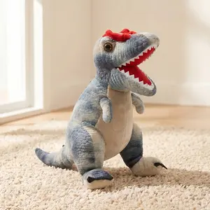 Realistic Dinosaur Doll Tyrannosaurus Rex Plush Toy Triceratops Stuffed Animal Kids Companion Gift Party Christmas Easter Thanksgiving Valentine Birthday Student Present