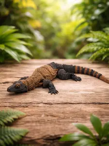 12.2” Articulated Komodo Dragon  | Unique Marble Eyes | Realistic 3D Printed Apex Predator