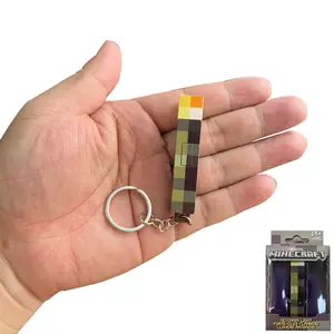Classic Torch Design,  For Backpacks &  Gifts Flashlight keychain  Fashionable Plastic Pendant