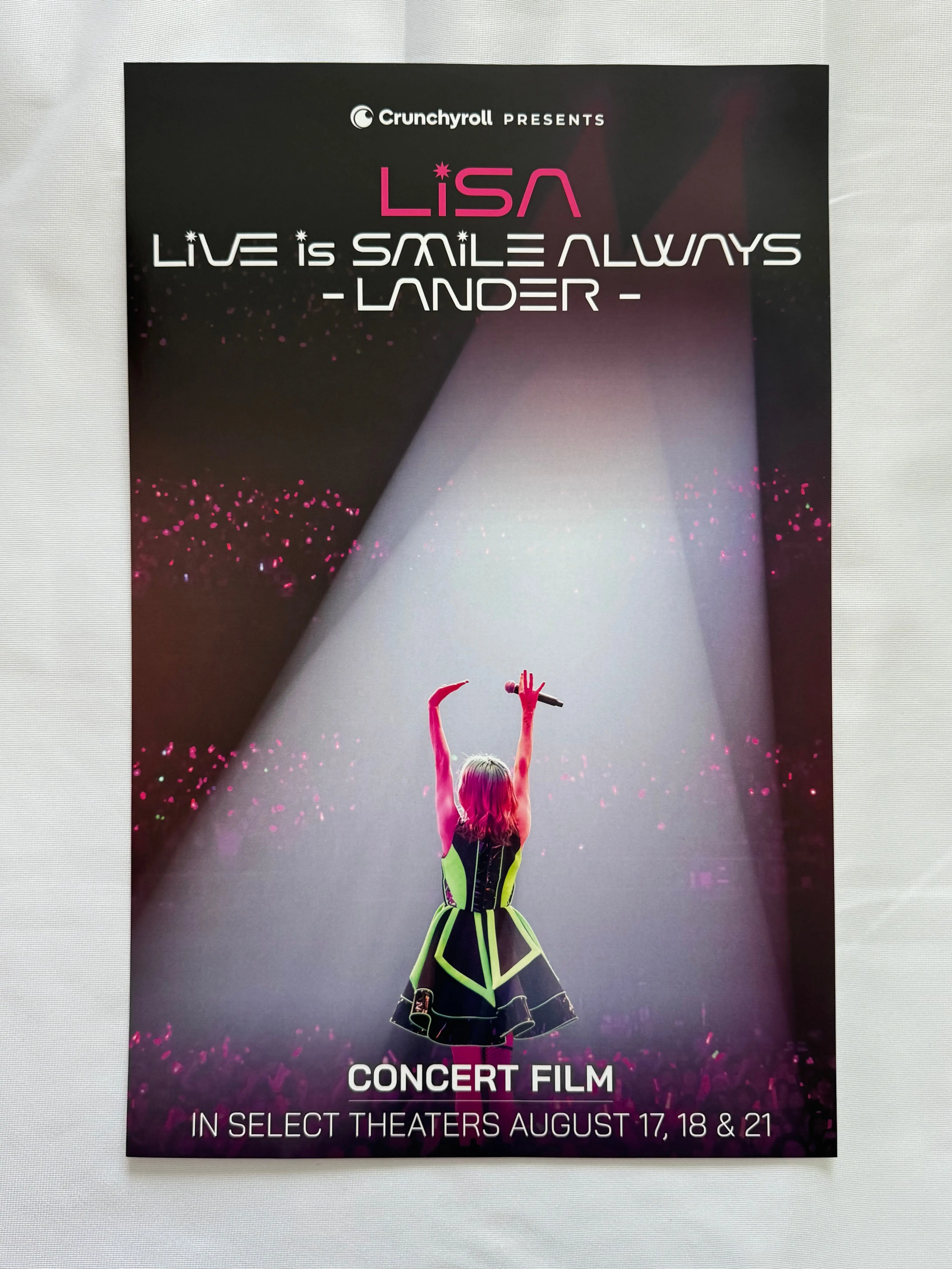 LISA Live is Smile Always Lander - 11"x17" Original Movie Poster SDCC 2024 MINT