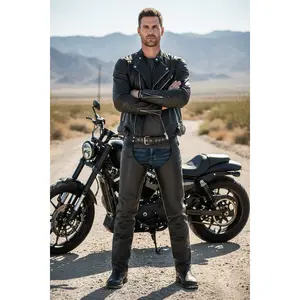 Tall Classic Leather Chaps – Premium Buffalo Hide with Jean Pockets