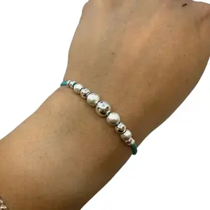925 sterling silver 7.5” bracelet high quality solid silver Italian silver ball are for drain bad energy’s)( Pulcera de ballance de energias es para botar las malas energias 7.5 pulgadas plata Italiana