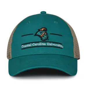 Coastal Carolina Trucker Hat with Split Bar Soft Mesh Snapback