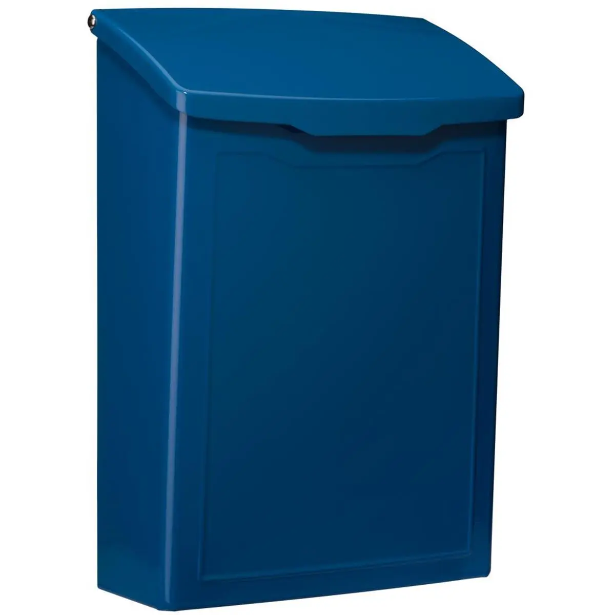 212 MAIN Marina Architectural Mailbox Cabinet - Blue Galvanized Stainless Steel, Embossed Panel, Durable, Easy Installation