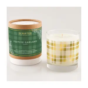 Scripted Fragrance S/2 8oz 100% Soy Holiday Candles