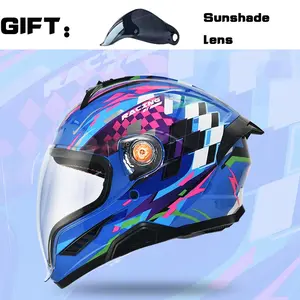 Nbtk Full-Face Motorcycle Helmet, Motorcycle Riding Helmet, A Sunshade lens, You can drink water while wearing, It is a small helmet and not recommended for adults, Abs Material with Eps Padding, Removable Liner, Ventilation, Unisex, All-Season
