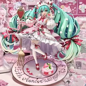Hatsune Miku Figure Only Nine Models Shown in the Picture Anime Trendy Ornament Birthday Gift PVC Collector Set Toyset
