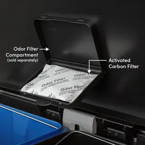 QUALIAZERO Natural Activated Carbon Charcoal Odor Absorber Filter Eliminator Deodorizer Air Purifying Freshener Refill Bag for Trash Can Fridge Shoes etc Made with Coconut Shell 3 PACK