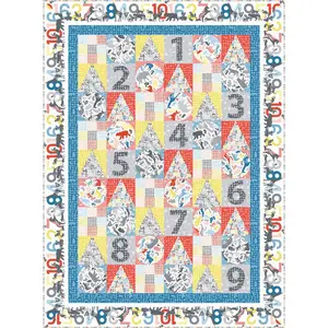 Numbers in the Jungle Quilt Kit Finished Size 50" x 68"