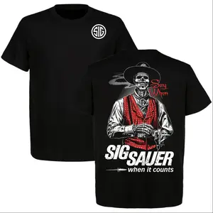 Sig Sauer : Doc Holliday Say When T-Shirt, Cowboy Western Shirt, Perfect for Sig Sauer Fans, Full Size, Full Color