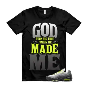 Air Max 95 Big Bubble Neon Yellow Black Cool Grey 2026 OG T Shirt Match GTHT
