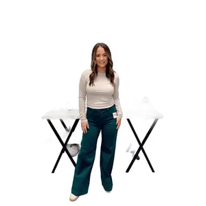 Reminded Of Me Risen Jeans-Hunter Green *Final Sale*