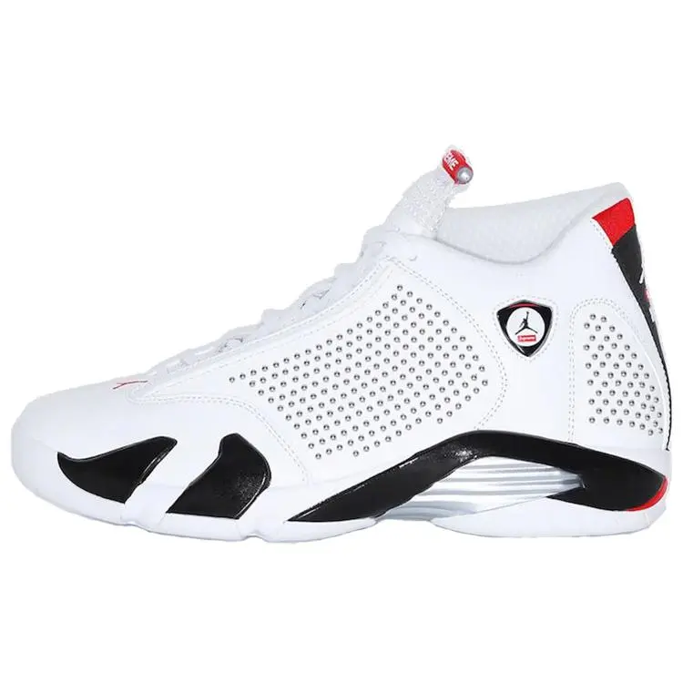 Jordan Air 14 Retro X Supreme White' Comfort Lightweight High Top Basketball Shoes Men's BV7630-106