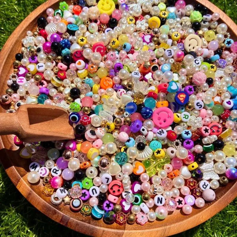 Charm bead confetti