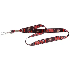 CrazyCoolBuys Usmc United States Marines Corp Lanyard Keychain Badge Id Holder Necklace