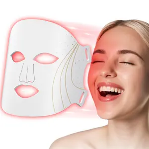 Colorful Brightening Phototherapy Mask, with multiple effects such as acne removal, brightening, cleaning, and skincare, can be used conveniently and quickly at home