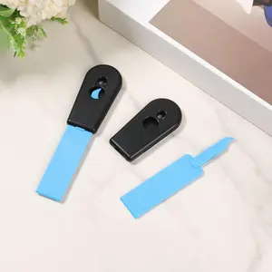 Self Sharpening Cleaning Scraper Versatile Glass Top Stove Scraper with Handle Easy to Use Cleaning Scraper Tool Efficient Stainless Steel Scraper for Your Kitchens (Blove, 2Pcs)