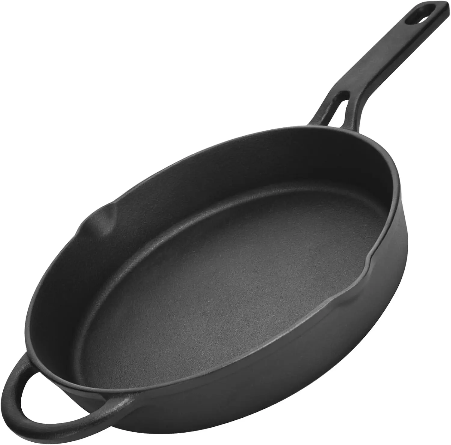 Cast Iron Skillet Prep Heavy Duty Cast Iron Skillet Large Cooking Pan Excellent heat retention for steaks, eggs, bacon, stovetop, oven, grill and campfire